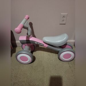 Yayuta Pink and Gray Kids Tricycle
